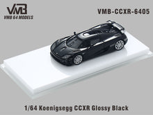 Load image into Gallery viewer, Koenigsegg CCXR - Glossy Black - 1:64
