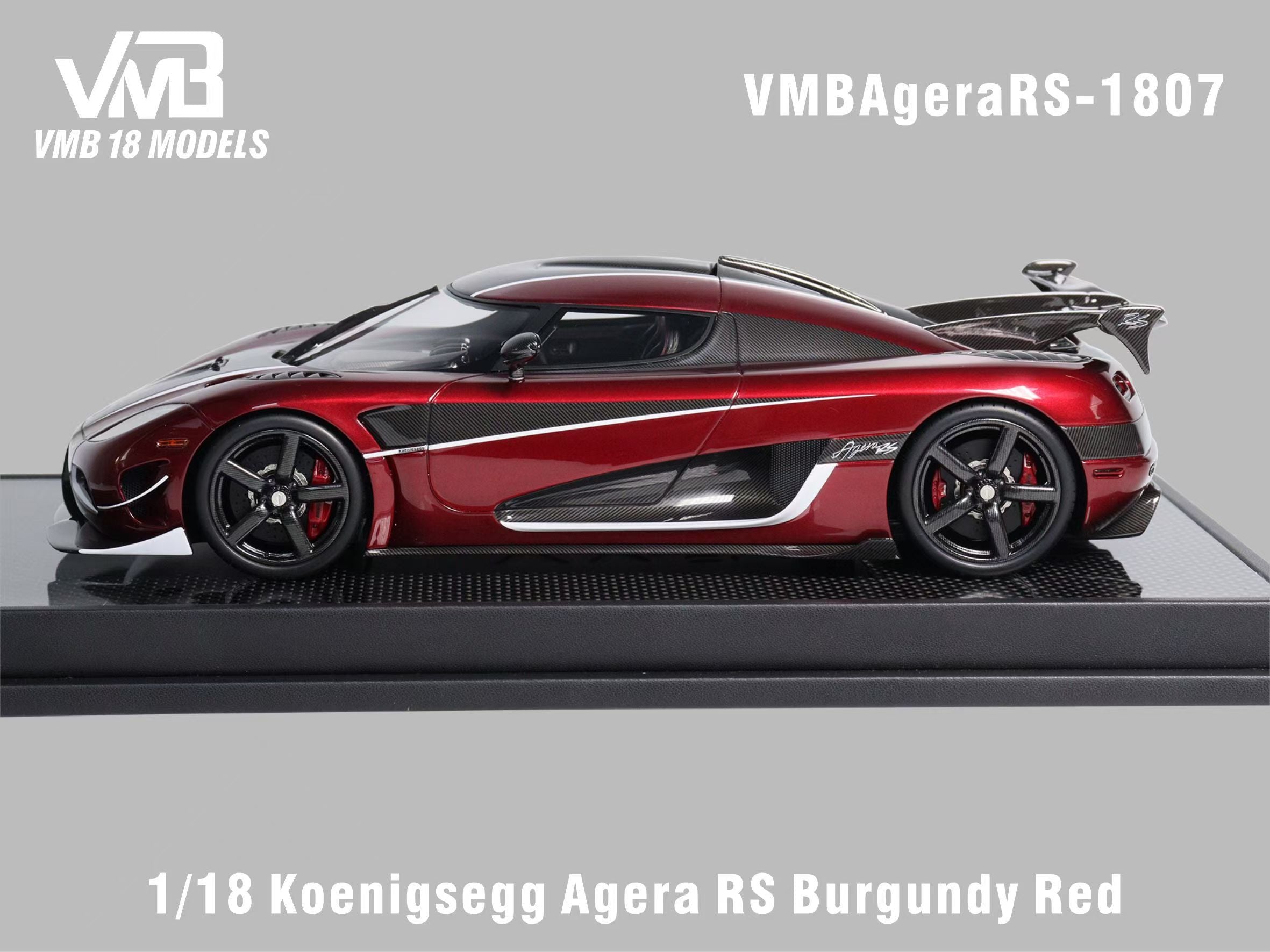 Koenigsegg Agera RS - Burgundy Red - 1:18