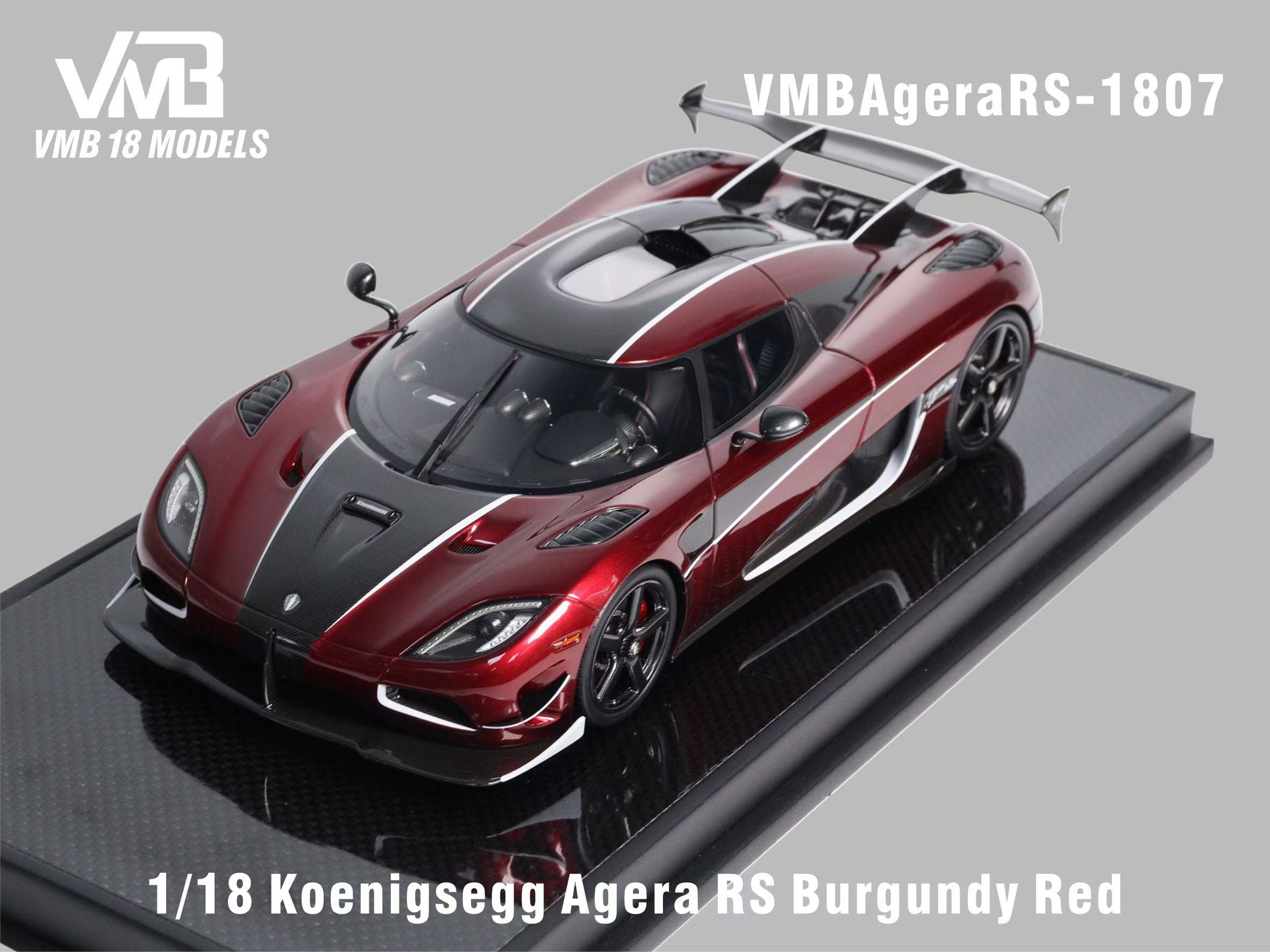 Koenigsegg Agera RS - Burgundy Red - 1:18