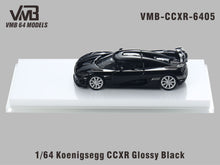 Load image into Gallery viewer, Koenigsegg CCXR - Glossy Black - 1:64
