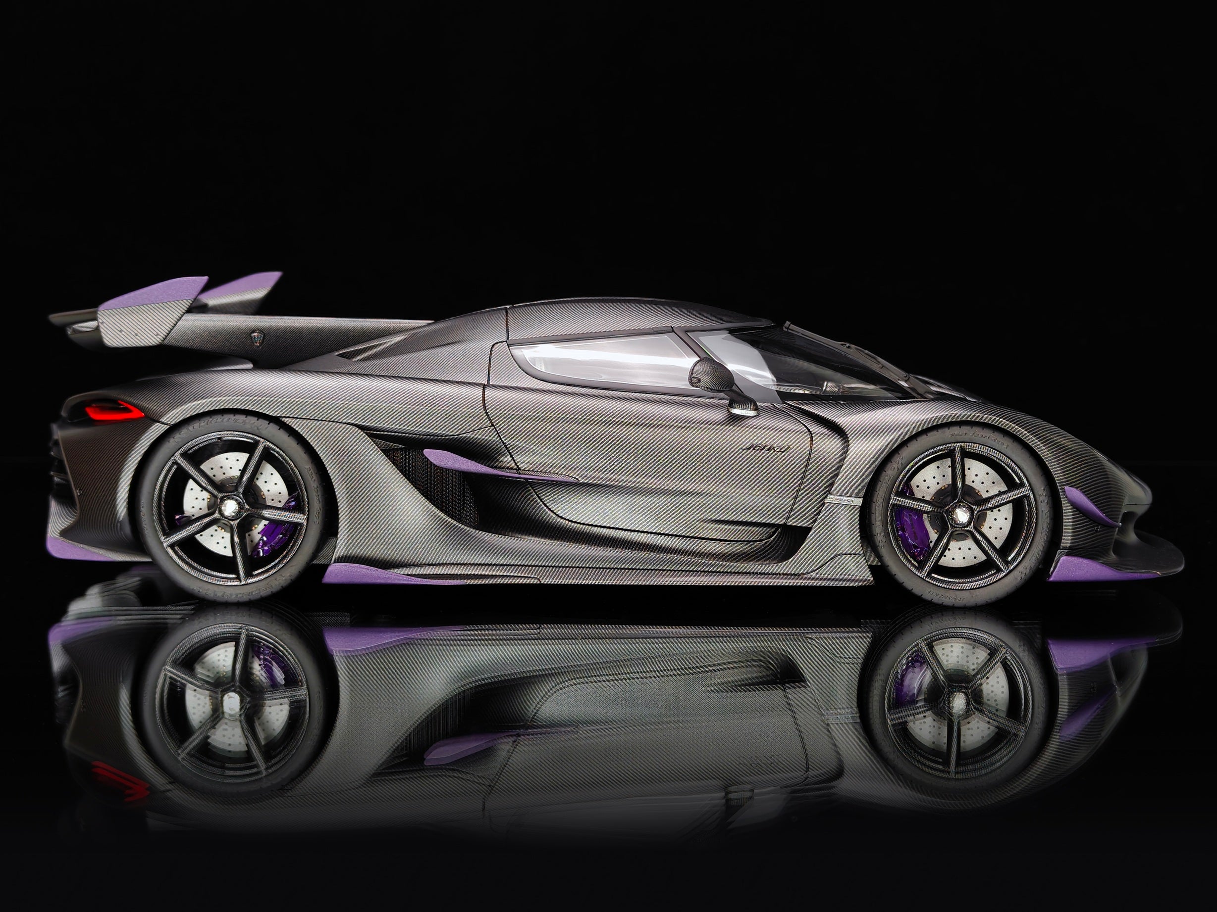 Koenigsegg Jesko PMC Special Project - Naked Carbon - 1:18