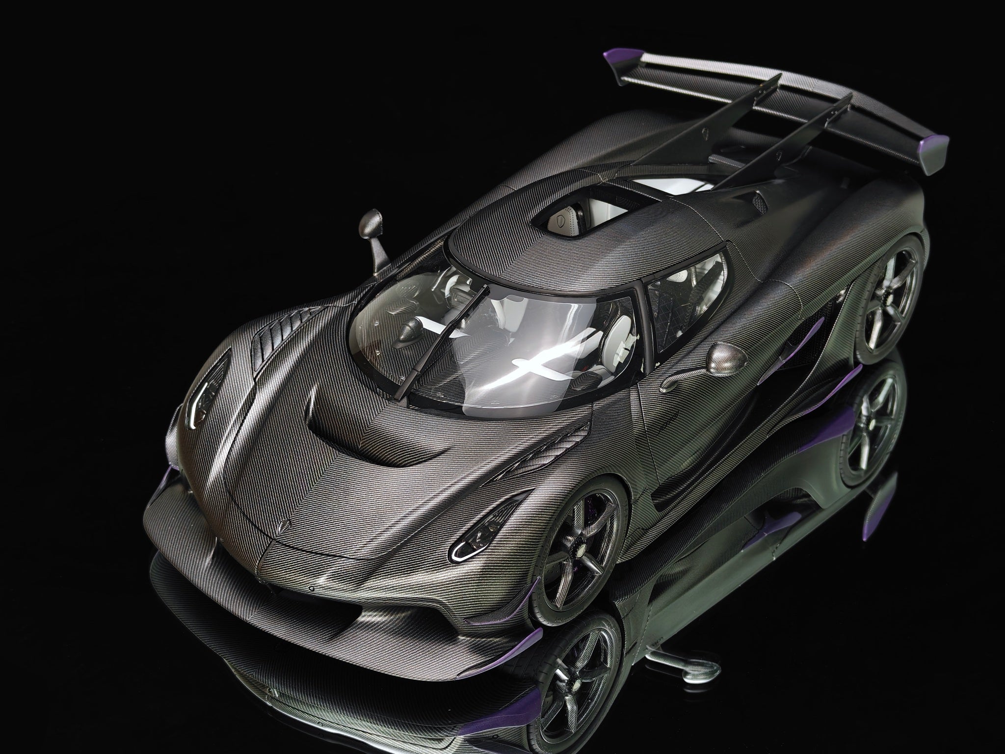 Koenigsegg Jesko PMC Special Project - Naked Carbon - 1:18