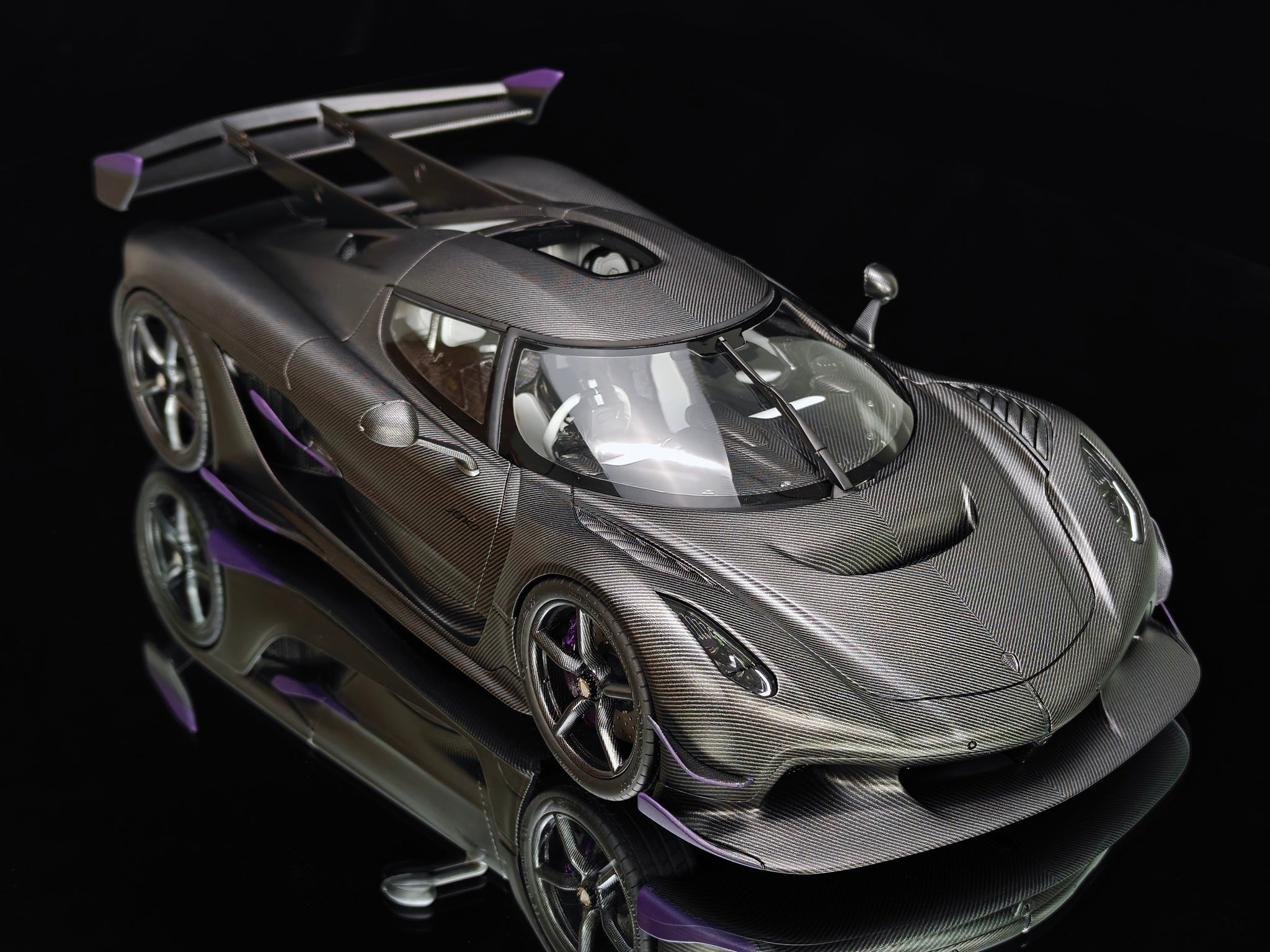 Koenigsegg Jesko PMC Special Project - Naked Carbon - 1:18