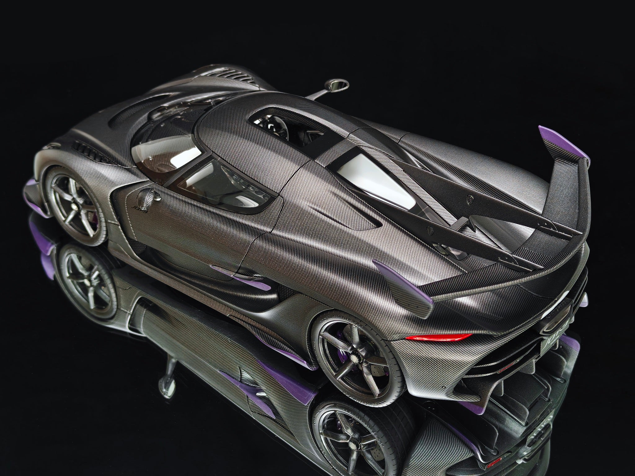 Koenigsegg Jesko PMC Special Project - Naked Carbon - 1:18