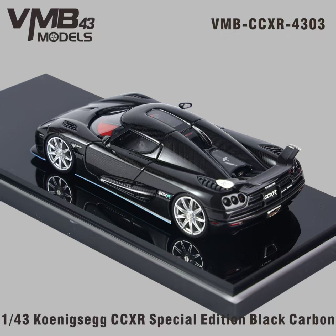 Koenigsegg CCXR Special Edition - Black Carbon - 1:43