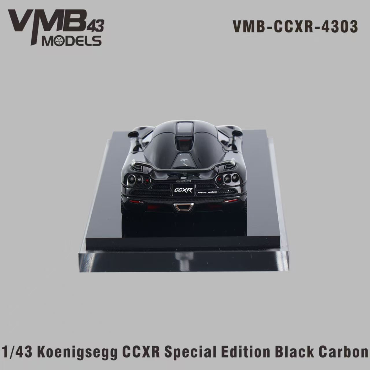 Koenigsegg CCXR Special Edition - Black Carbon - 1:43
