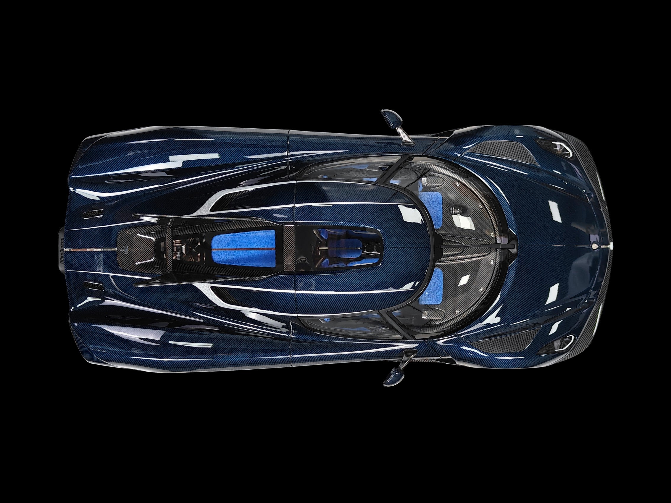 Koenigsegg Jesko Absolut PMC Special Project - Blue Tinted Carbon - 1:18