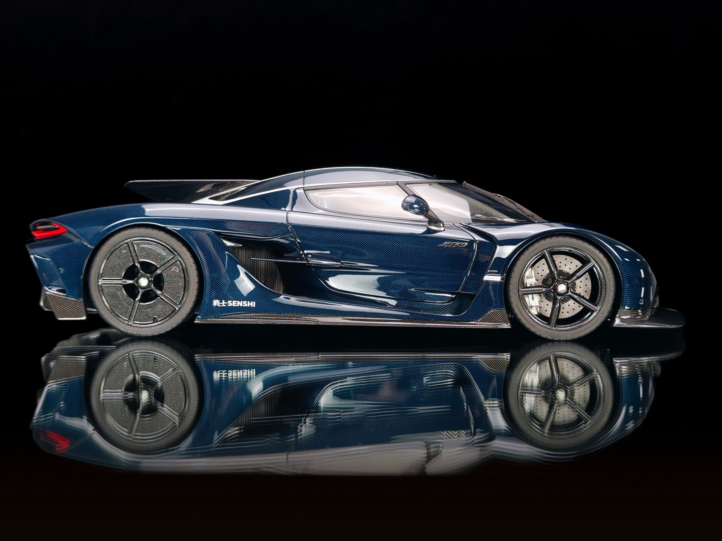 Koenigsegg Jesko Absolut PMC Special Project - Blue Tinted Carbon - 1:18