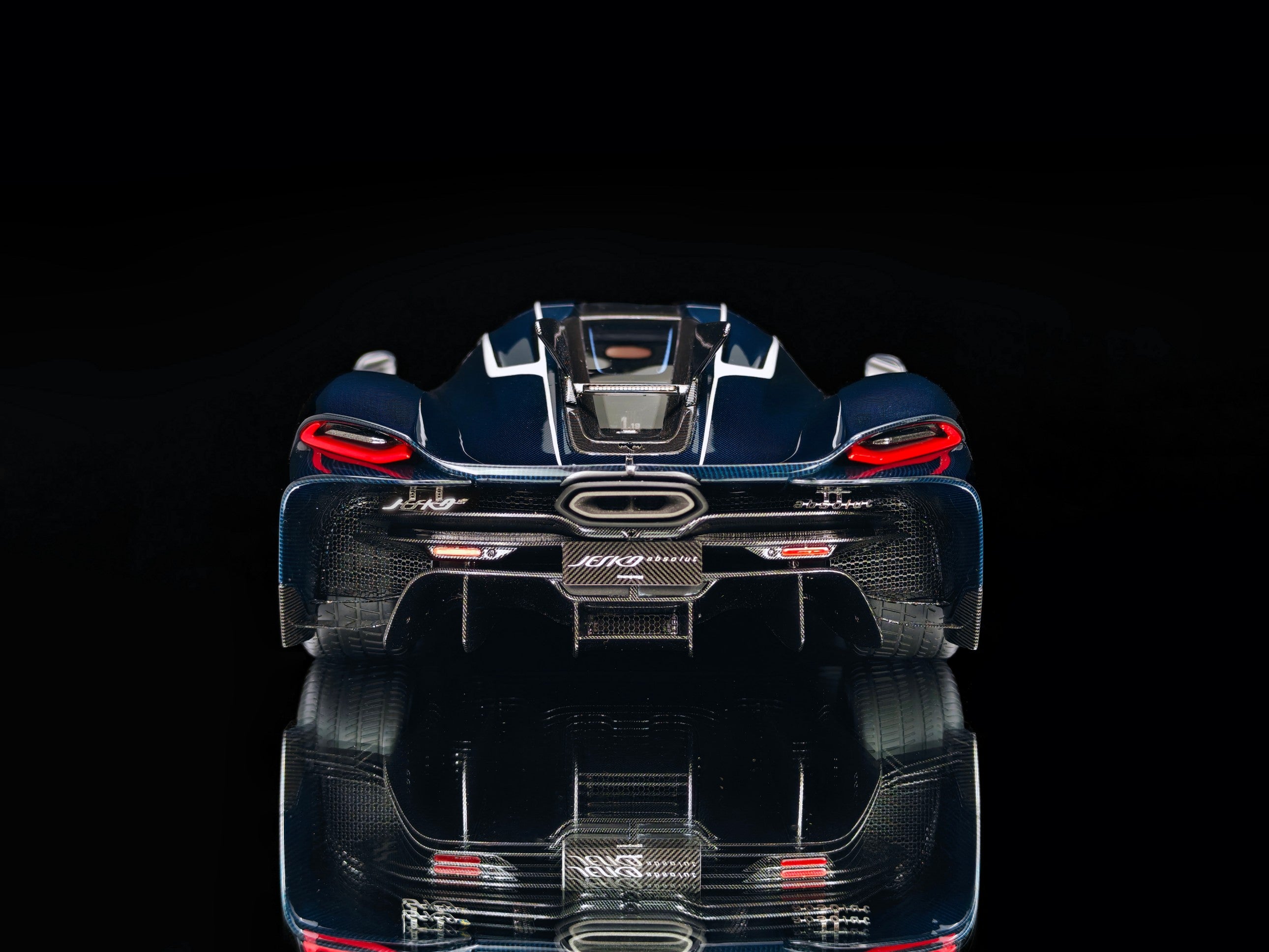 Koenigsegg Jesko Absolut PMC Special Project - Blue Tinted Carbon - 1:18