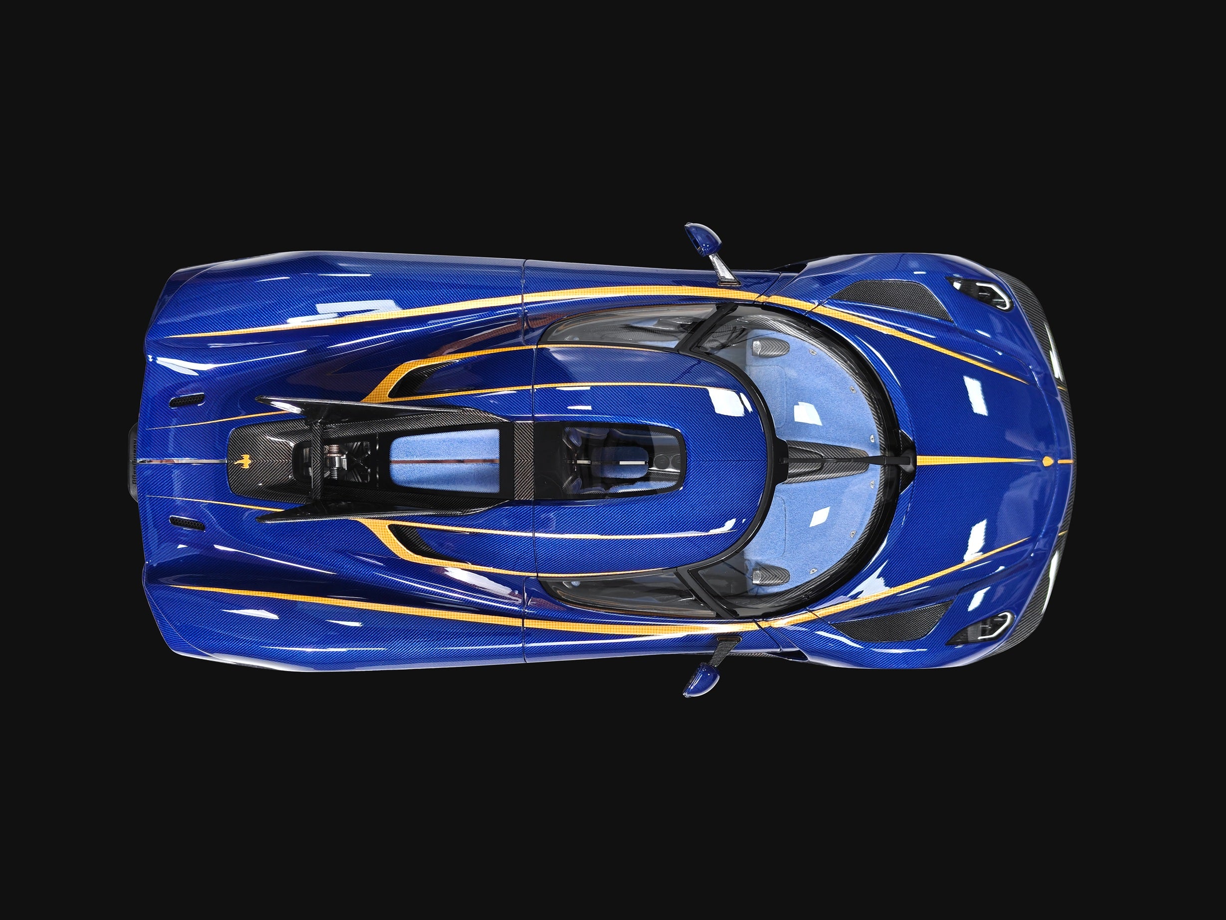 Koenigsegg Jesko Absolut 7389 PMC Special Project - Blue Tinted Carbon - 1:18