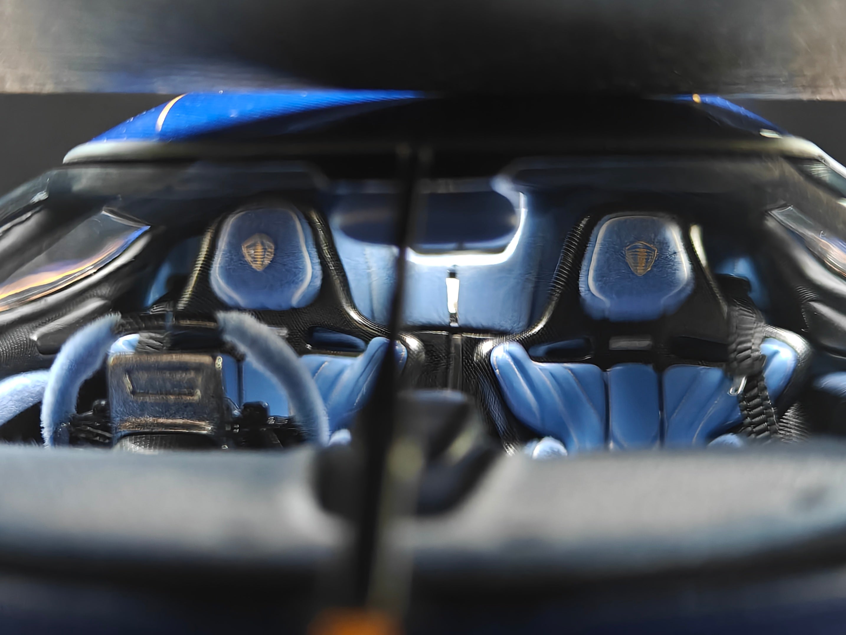 Koenigsegg Jesko Absolut 7389 PMC Special Project - Blue Tinted Carbon - 1:18