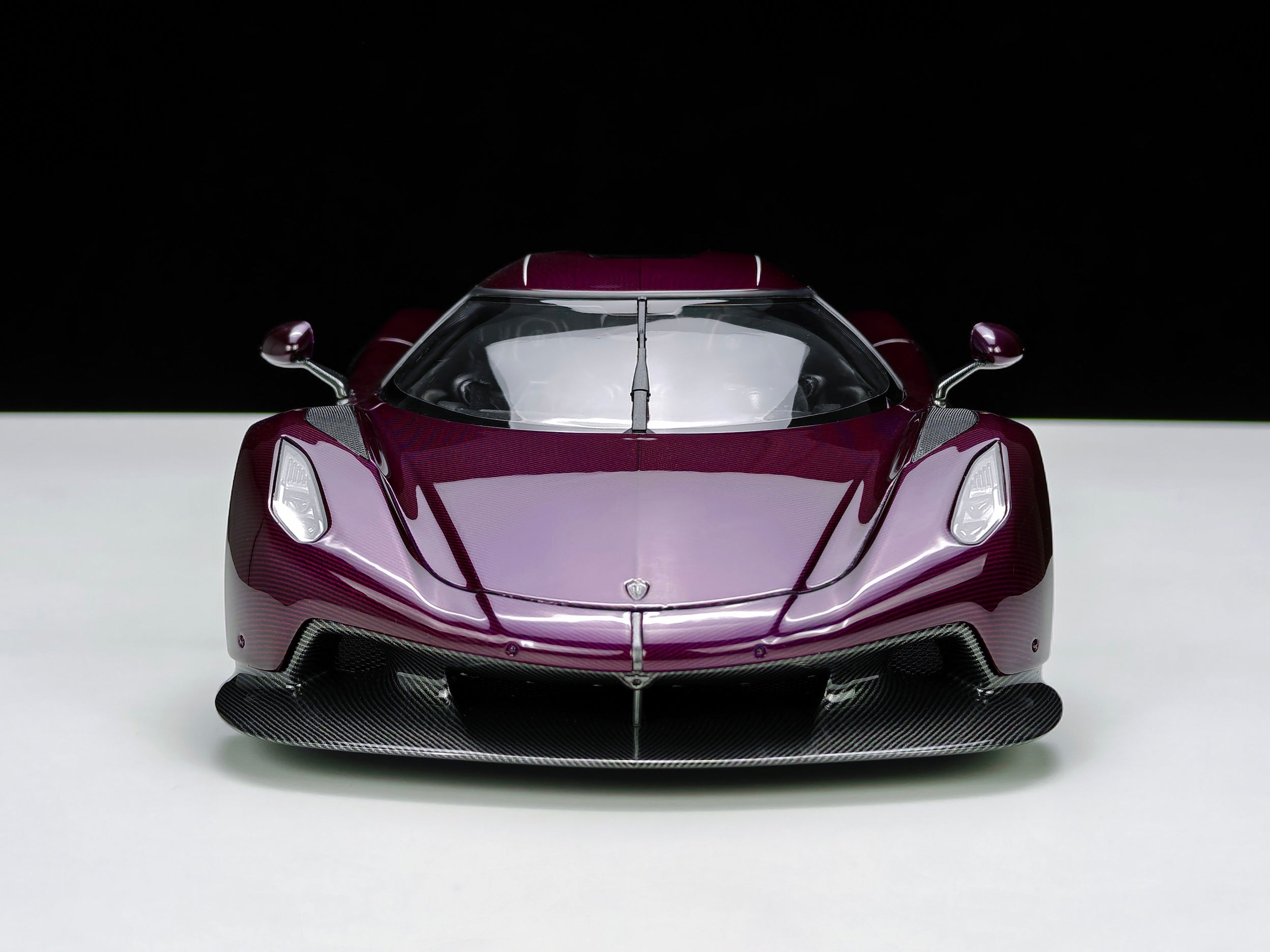 Koenigsegg Jesko Absolut PMC Special Project - Purple Tinted Carbon - 1:18