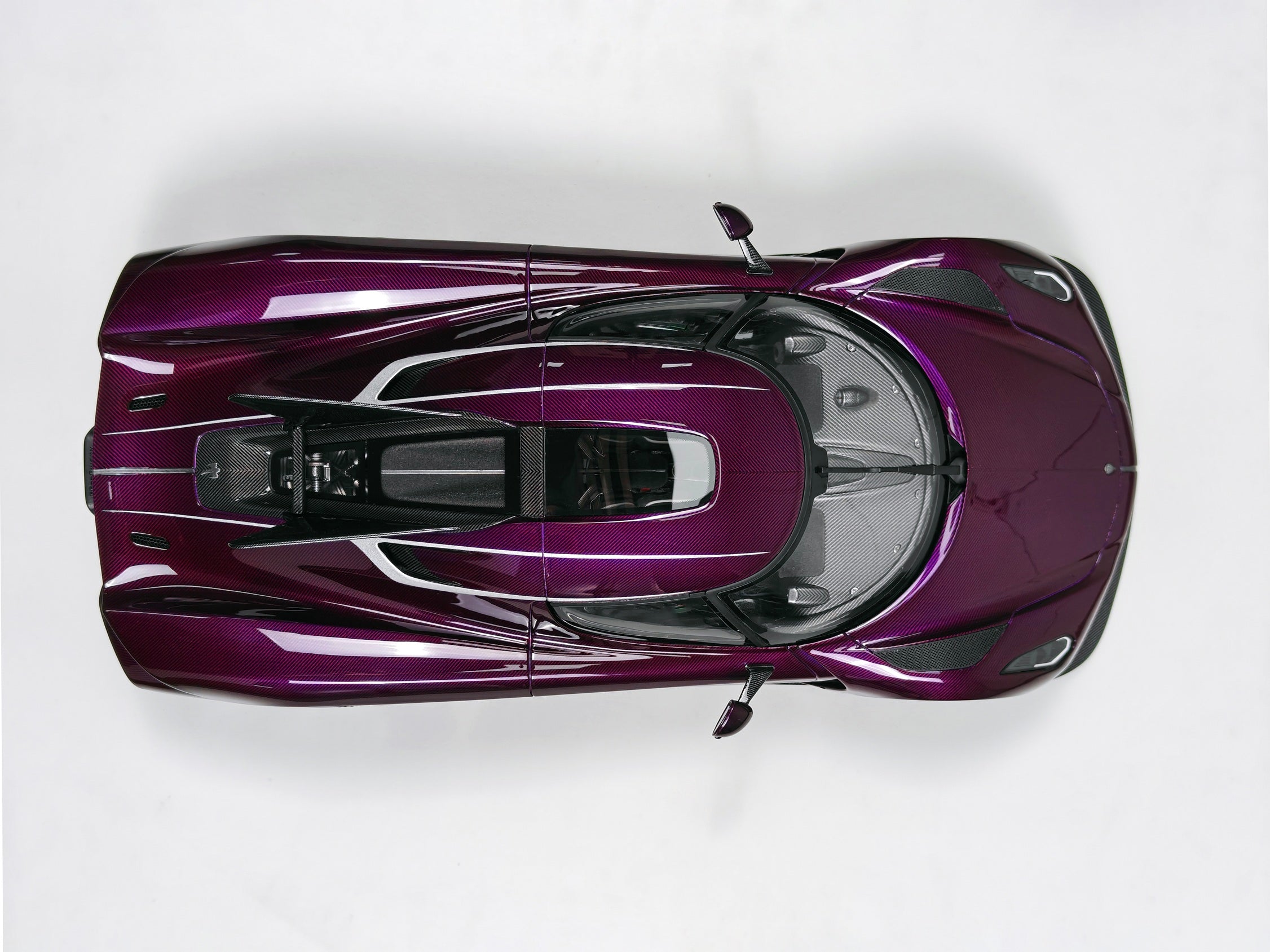Koenigsegg Jesko Absolut PMC Special Project - Purple Tinted Carbon - 1:18
