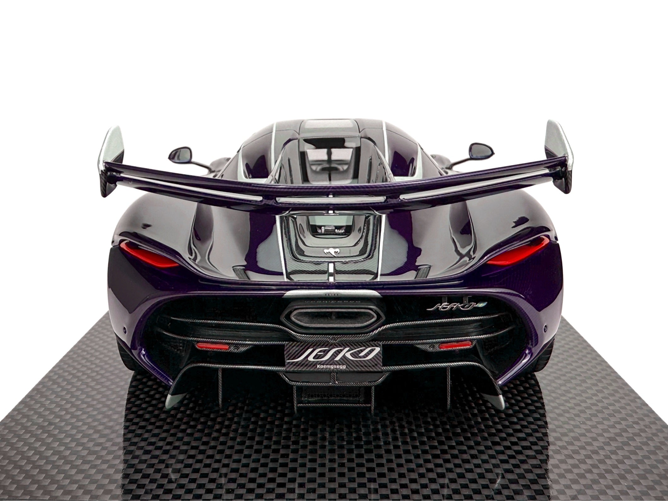 Koenigsegg Jesko 7501 PMC Special Project - purple tinted carbon - 1:18