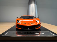 Load image into Gallery viewer, Lamborghini Aventador SVJ - Arancio Atlas - 1:18
