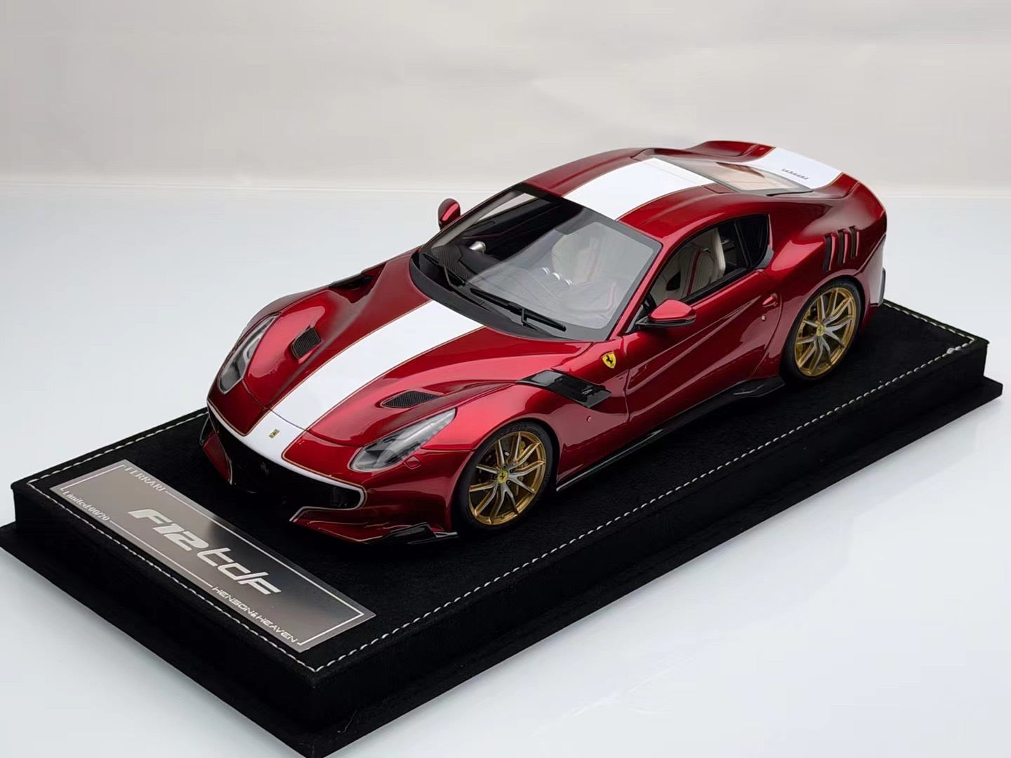 Ferrari F12tdf - Rosso Rubino Horacio Pagani personal car - 1:18
