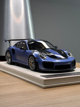 Load image into Gallery viewer, Porsche 911 GT2RS - PTS Gemini Metallic on white leather base - 1:18
