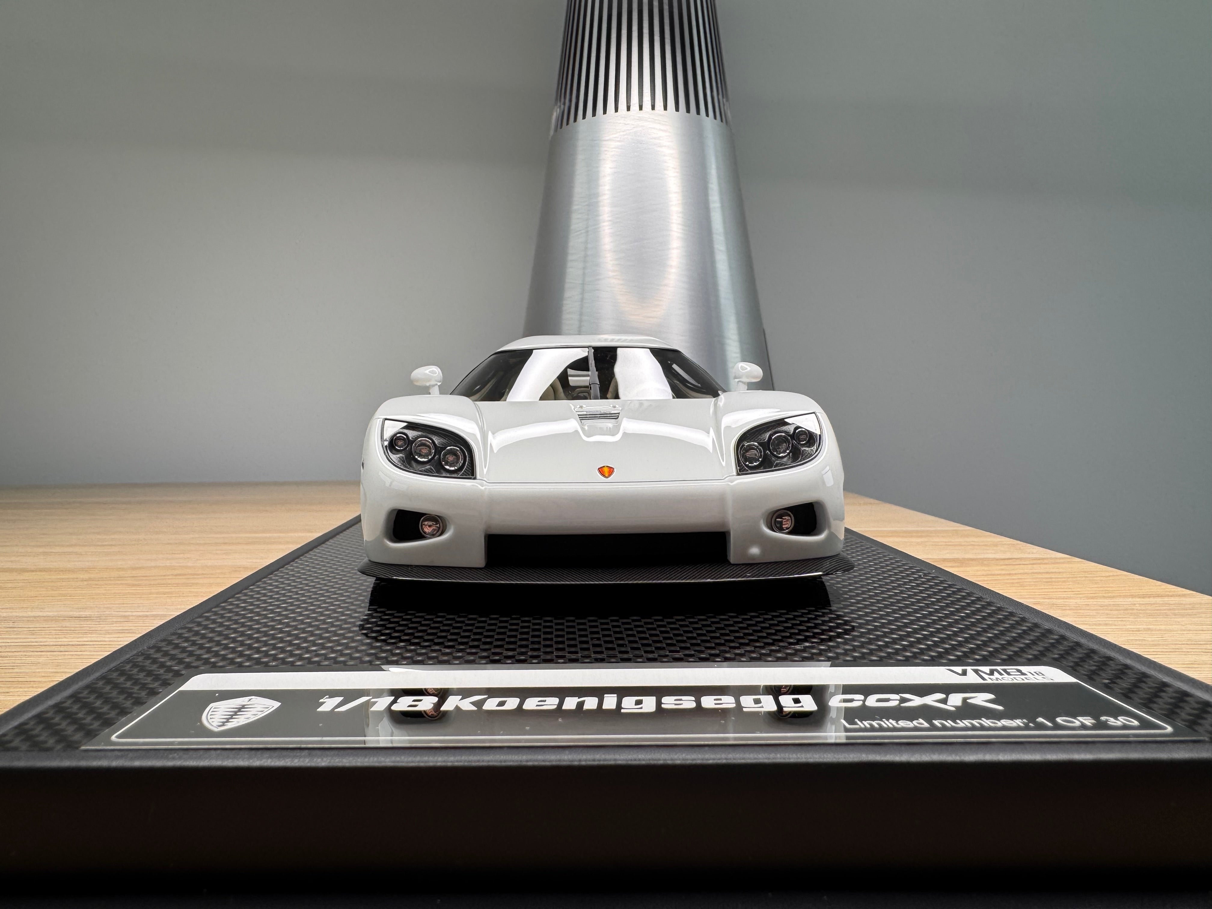 Koenigsegg CCXR - Pearl White - 1:18