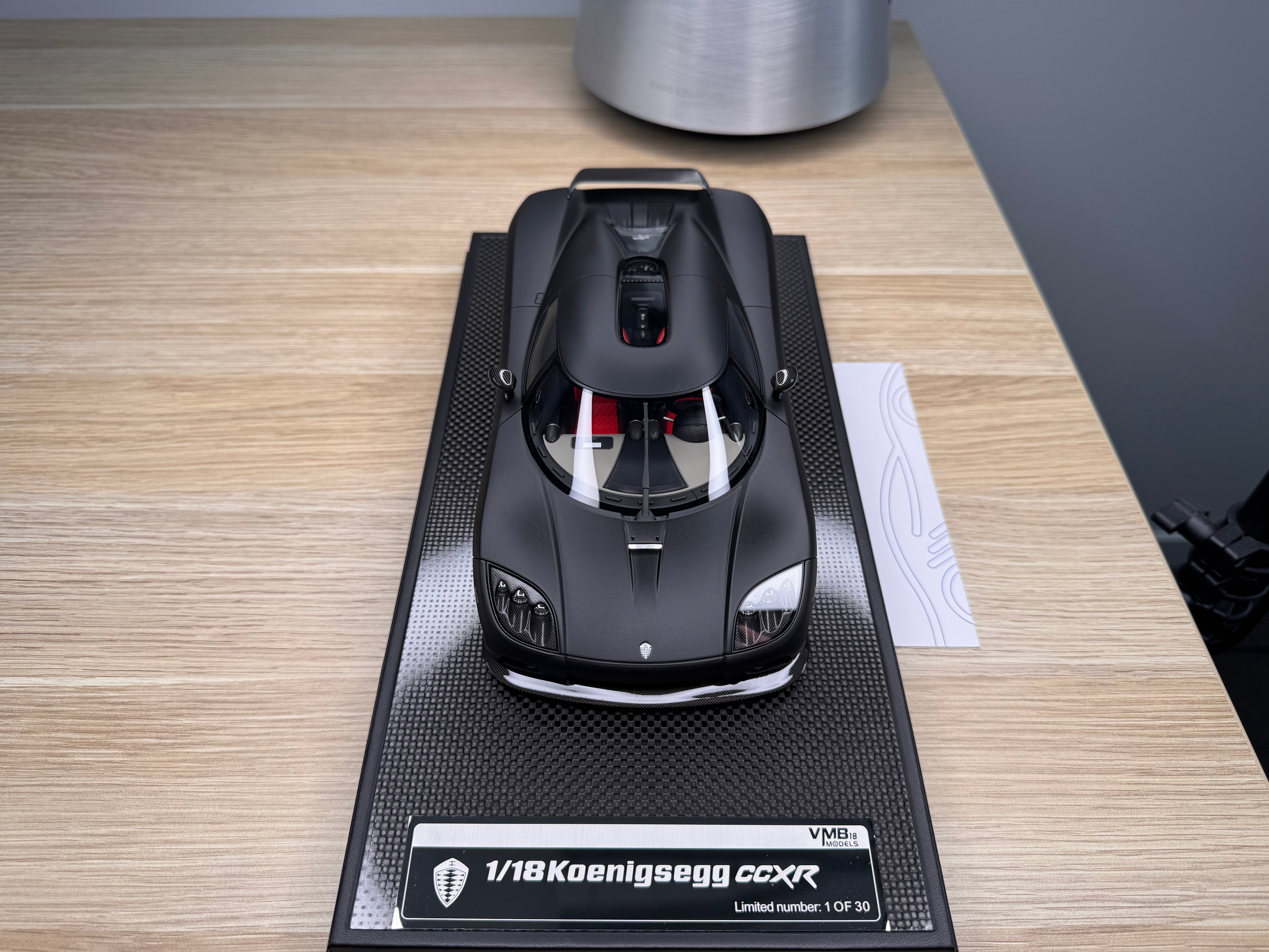 Koenigsegg CCXR - Storm Black (matte) - 1:18
