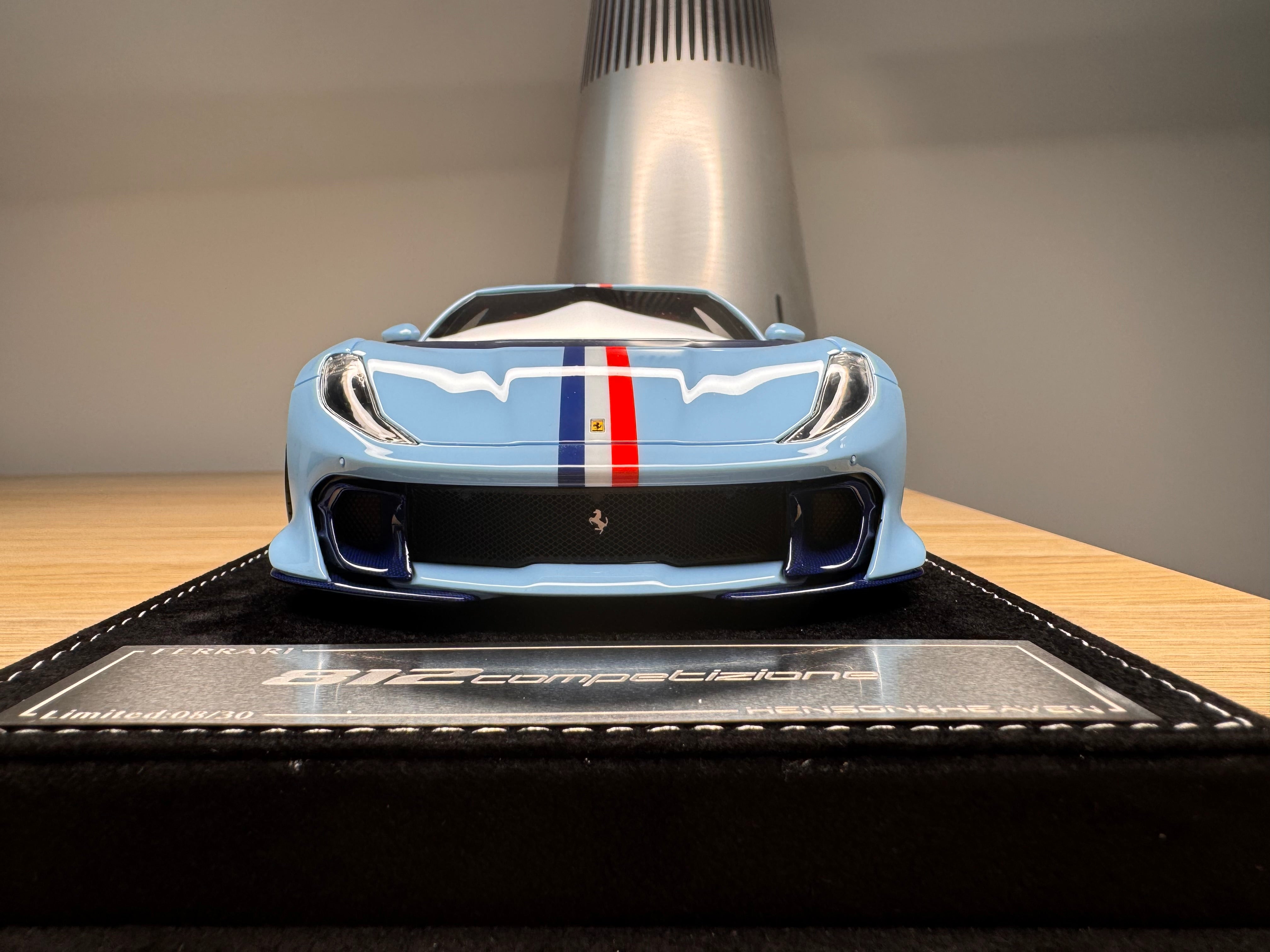 Ferrari 812 Competizione - Azzurro La Plata - 1:18