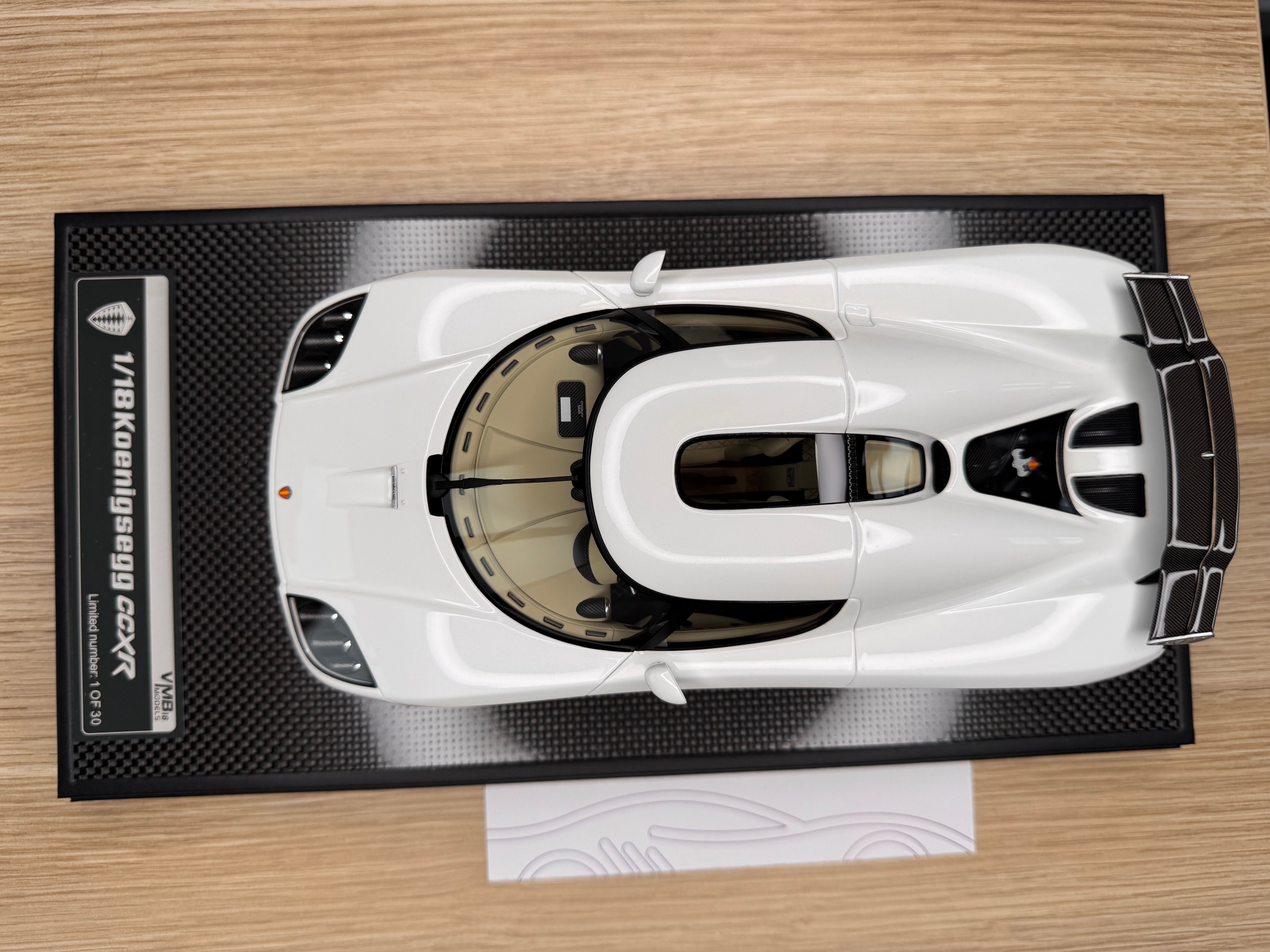 Koenigsegg CCXR - Pearl White - 1:18