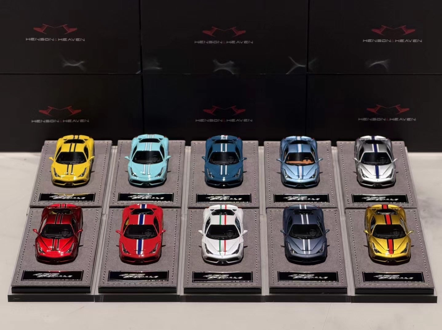 Ferrari 458 Speciale - select your colour - Henson & Heaven (HH) - 1:64