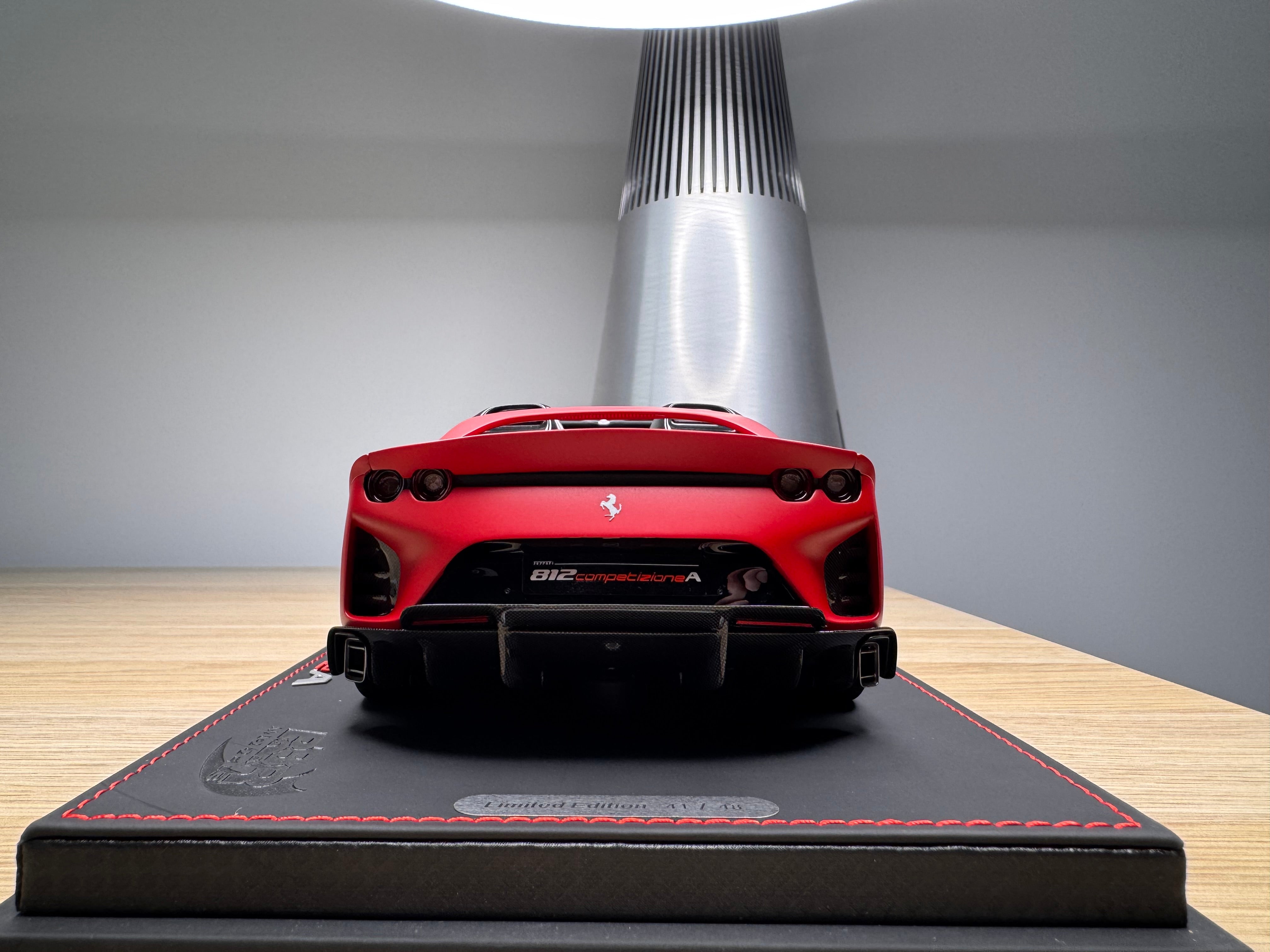 Ferrari 812 Competizione A - Rosso F1-75 matte - 1:18