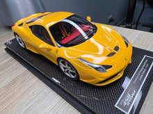 Load image into Gallery viewer, Ferrari 458 Speciale - Giallo Modena Limited Edition 1 of 1 - 1:18
