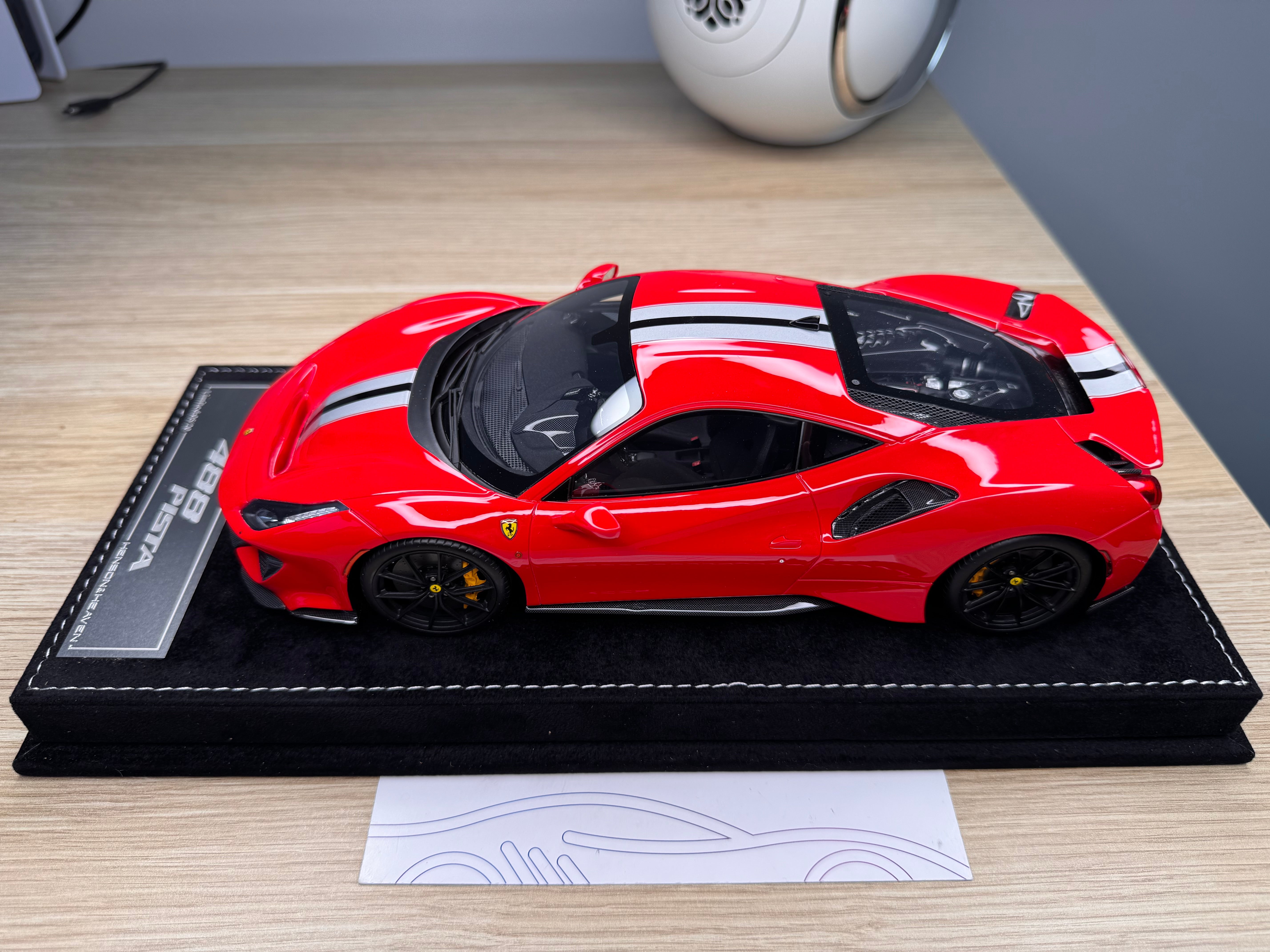Ferrari 488 Pista - Rosso Corsa - 1:18