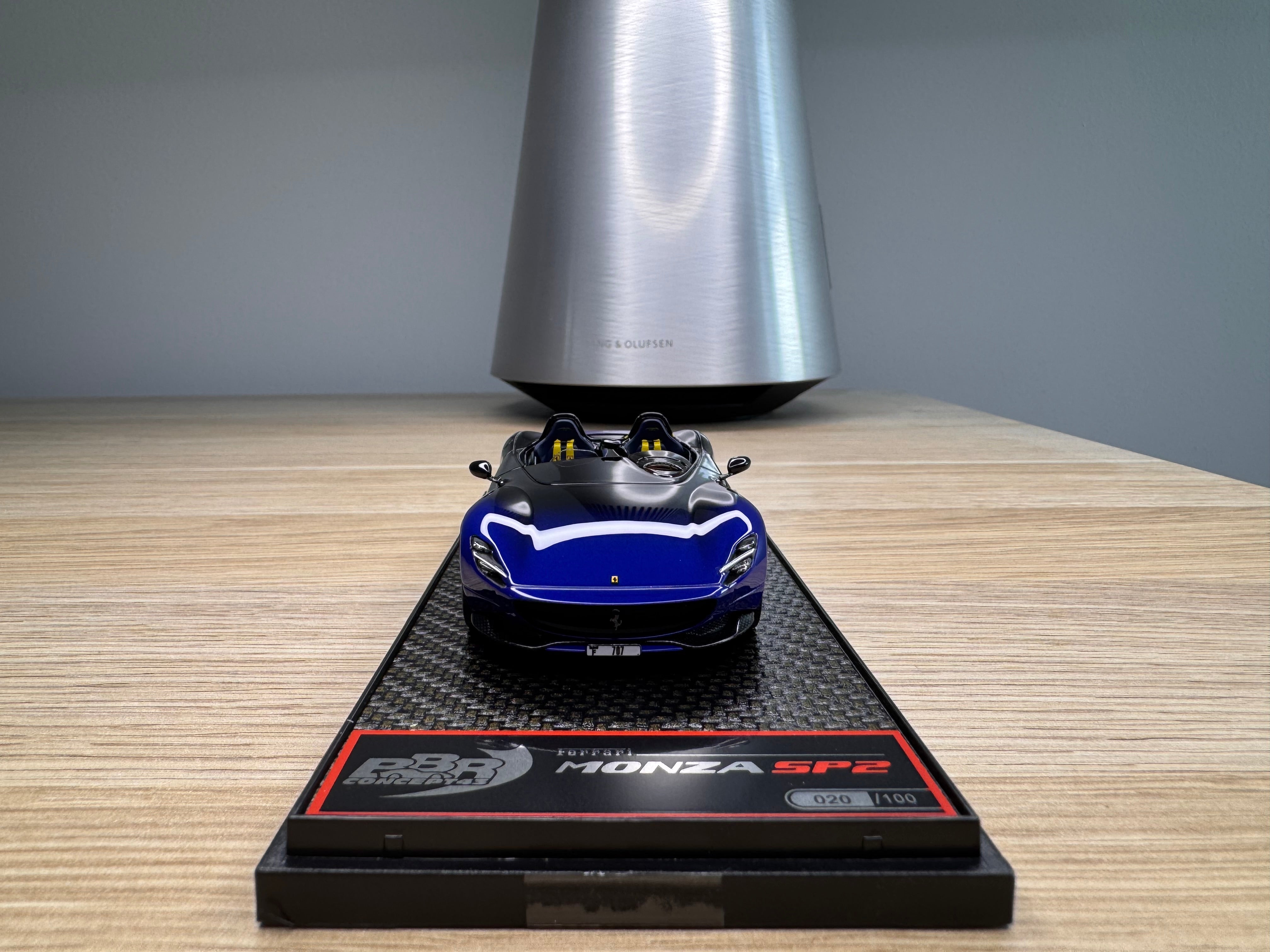 Ferrari Monza SP2 - Blu Viery - New Black Daytona - 1:43