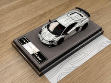 Load image into Gallery viewer, Lamborghini Aventador SV - Gloss White / Black Stripes - 1:43
