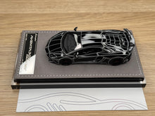 Load image into Gallery viewer, Lamborghini Aventador SV - Gloss Black / Luminous Stripes - 1:43
