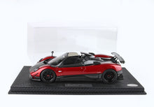 Load image into Gallery viewer, Pagani Zonda Cinque - Rosso Dubai diecast full open - 1:18
