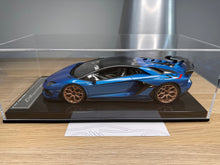 Load image into Gallery viewer, Lamborghini Aventador SVJ - Blu Uranus - 1:18
