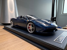 Load image into Gallery viewer, Ferrari 458 Speciale A - Blu NART Bullet 1 of 1 - 1:18
