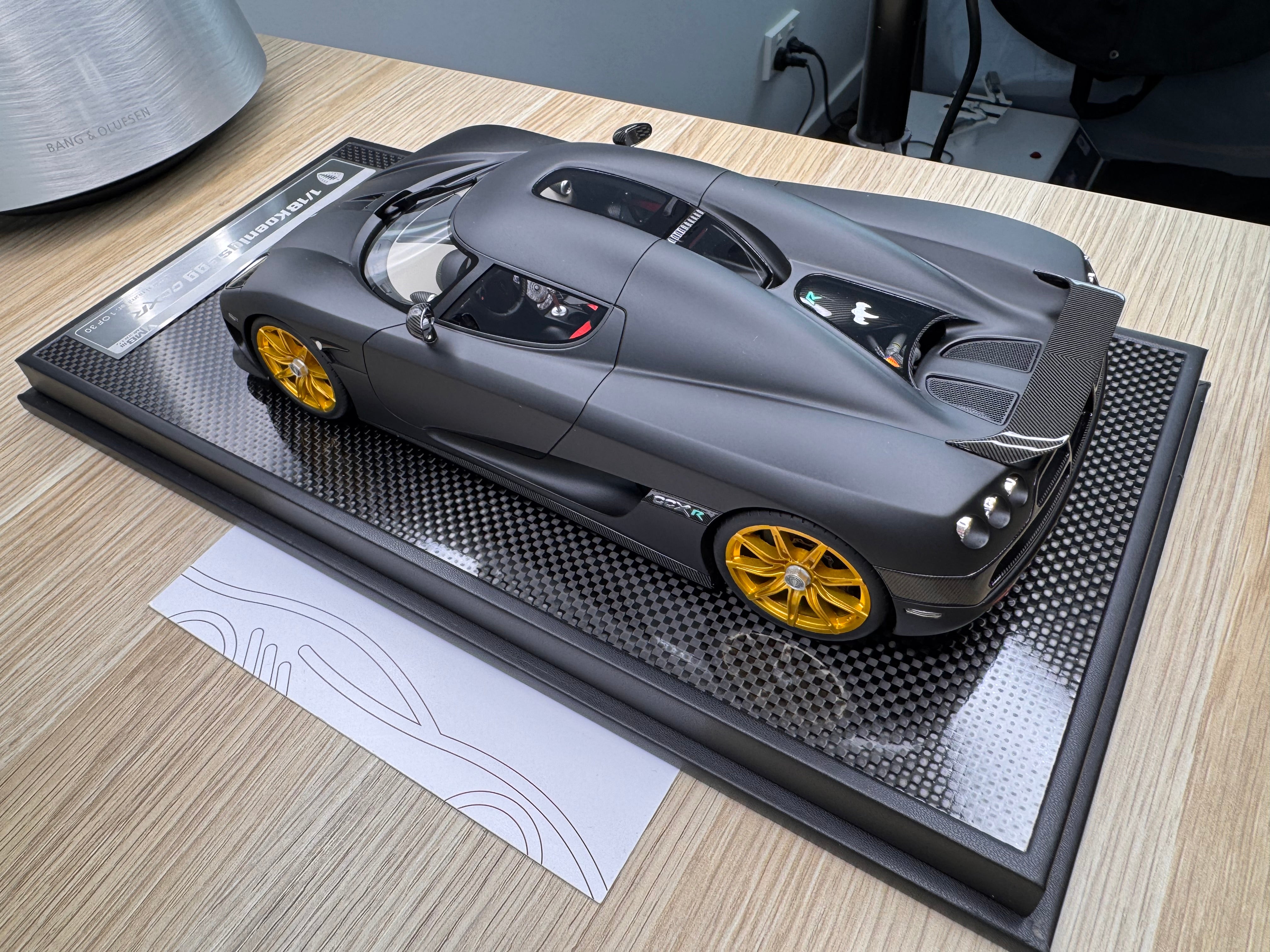 Koenigsegg CCXR - Storm Black (matte) - 1:18