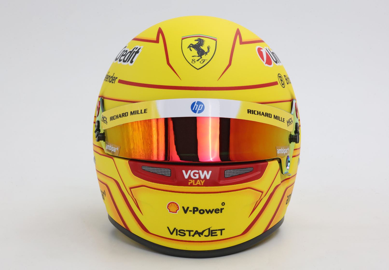 Lewis Hamilton season 2025 mini helmet - 1:2