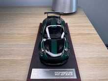 Load image into Gallery viewer, Porsche 911 GT2RS - PTS Forest Green Metallilc on black leather base - 1:18
