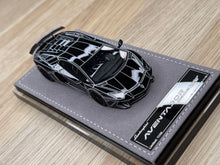 Load image into Gallery viewer, Lamborghini Aventador SV - Gloss Black / Luminous Stripes - 1:43
