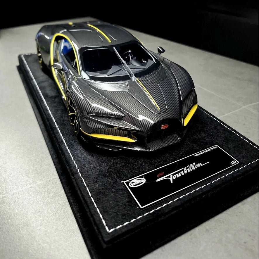 Bugatti Tourbillon - Black Carbon / Gold - 1:18
