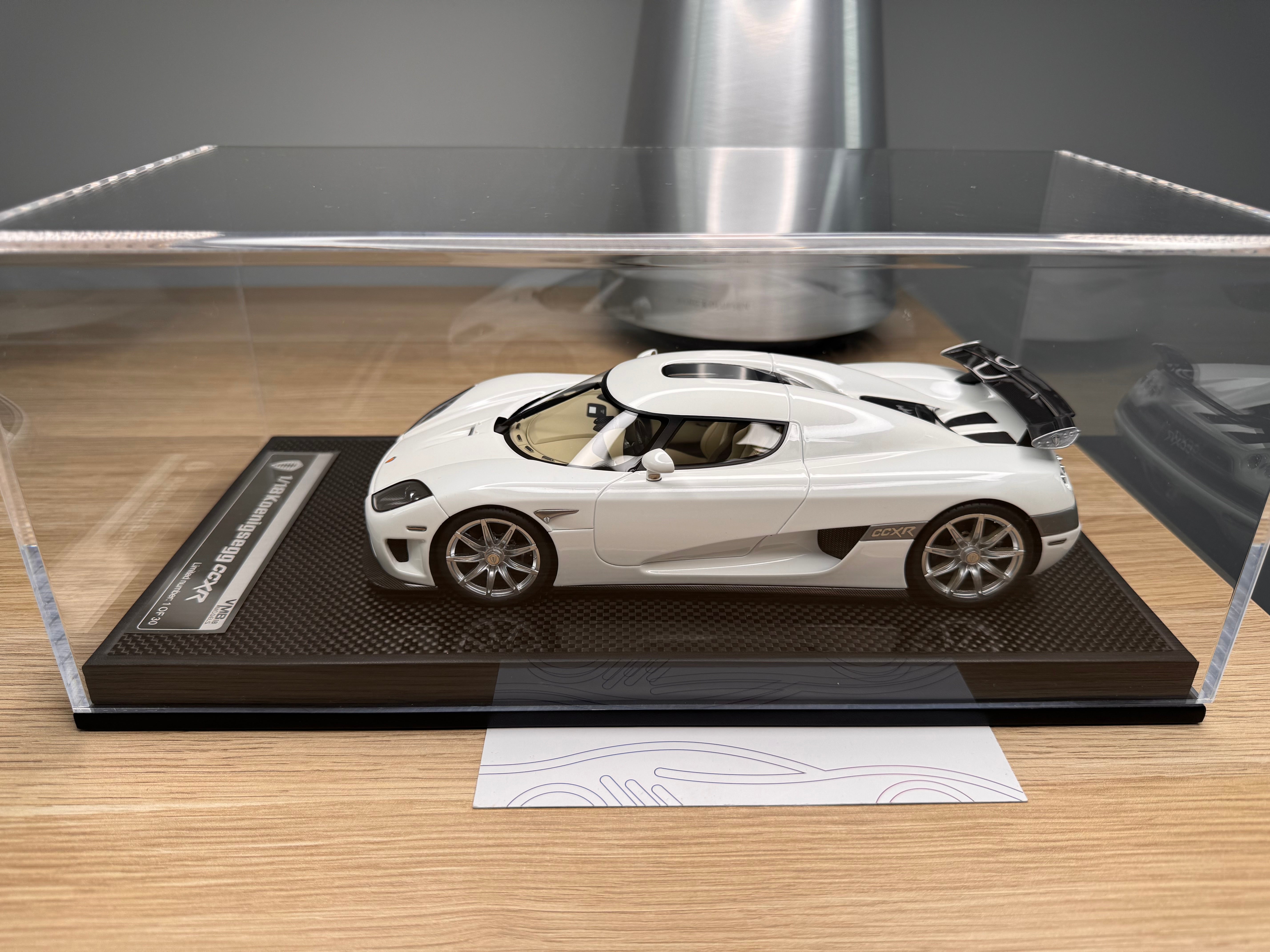 Koenigsegg CCXR - Pearl White - 1:18