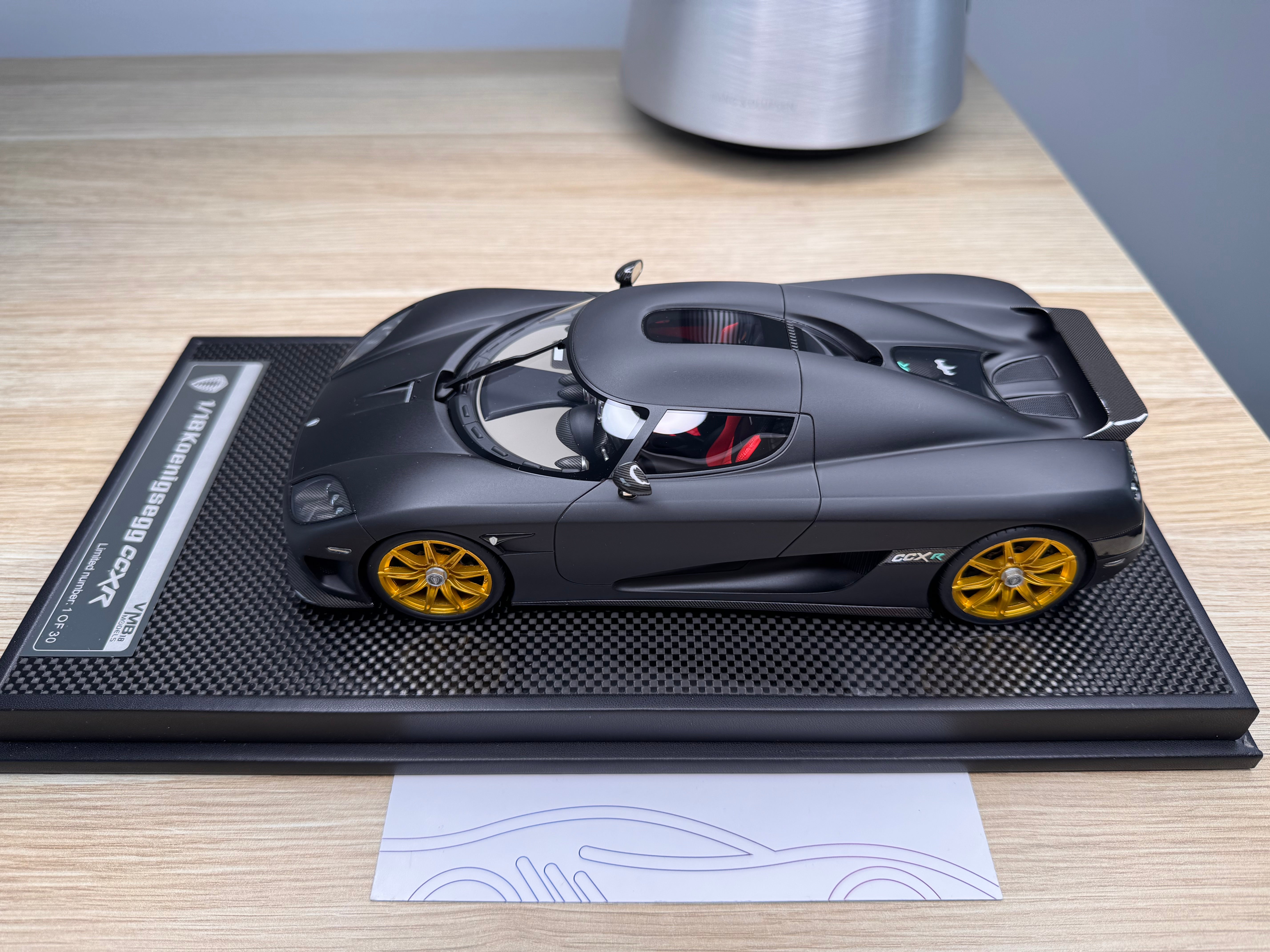 Koenigsegg CCXR - Storm Black (matte) - 1:18