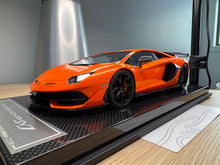 Load image into Gallery viewer, Lamborghini Aventador SVJ - Arancio Atlas - 1:18
