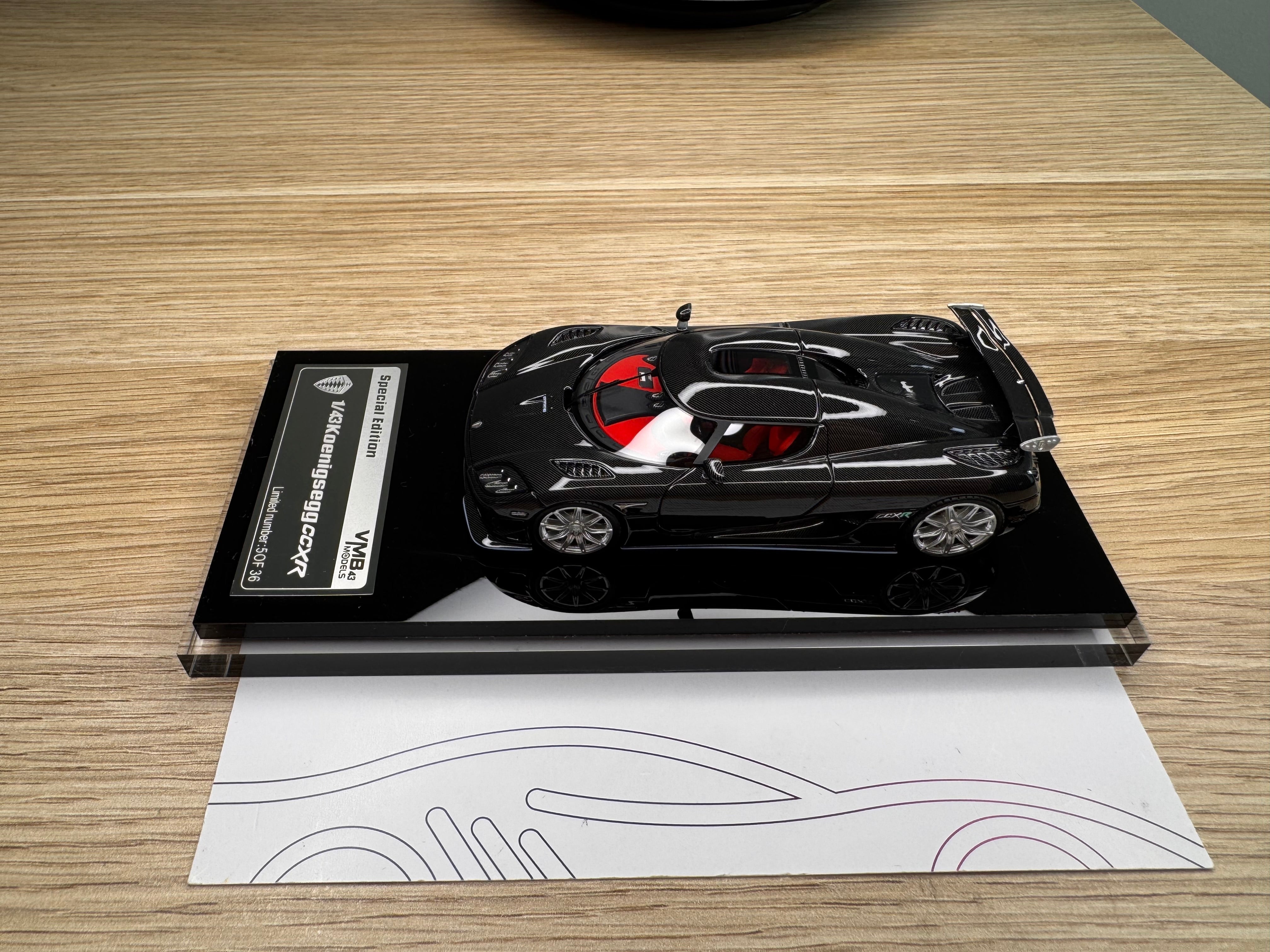 Koenigsegg CCXR Special Edition - Black Carbon - 1:43