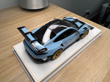Load image into Gallery viewer, Porsche 911 992 GT3RS - Haze Blue - 1:18
