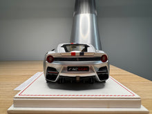 Load image into Gallery viewer, Ferrari F12tdf - Metallic Silver with French livery - 1:18
