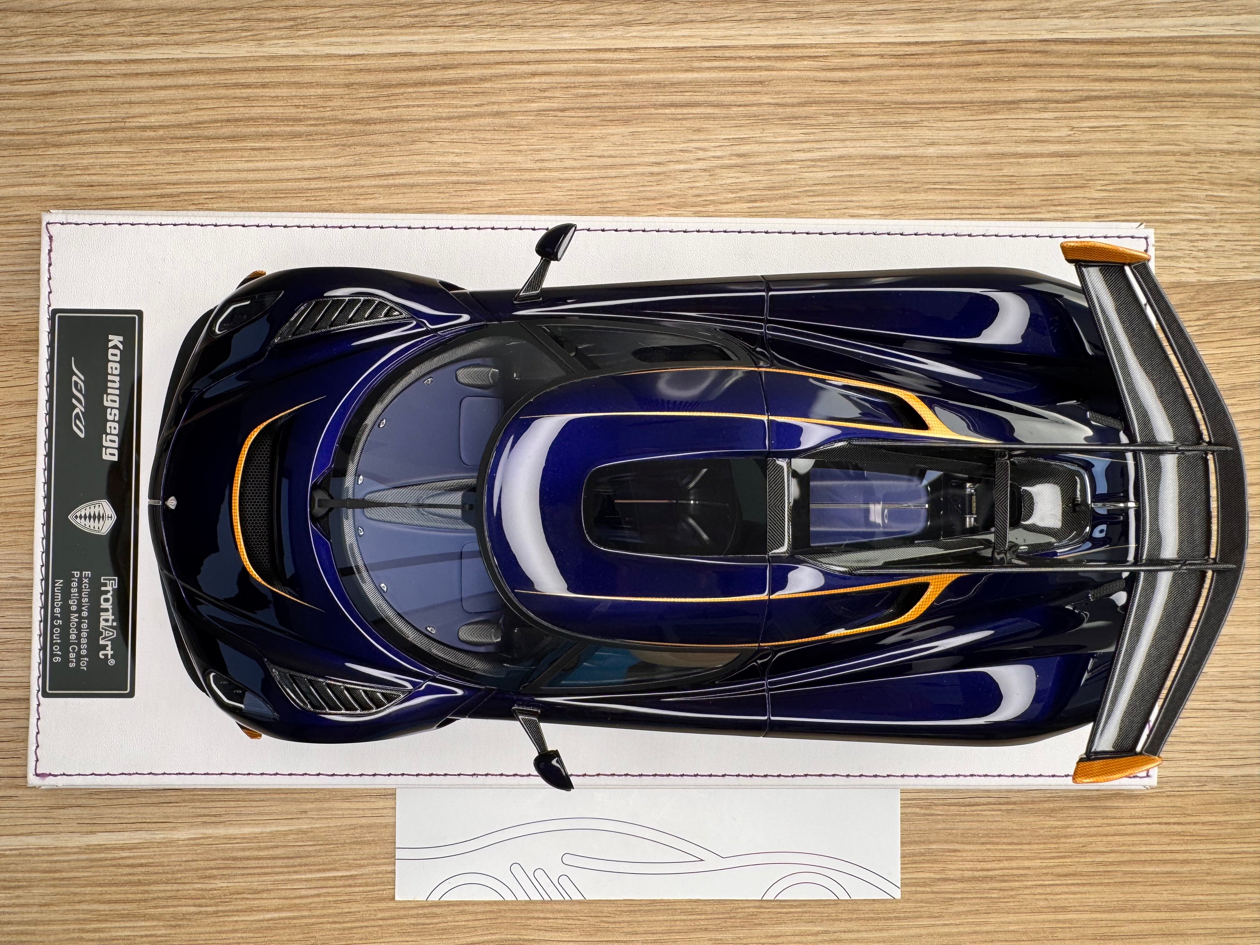 Koenigsegg Jesko PMC Special Project - Blue Scuro Candy - 1:18