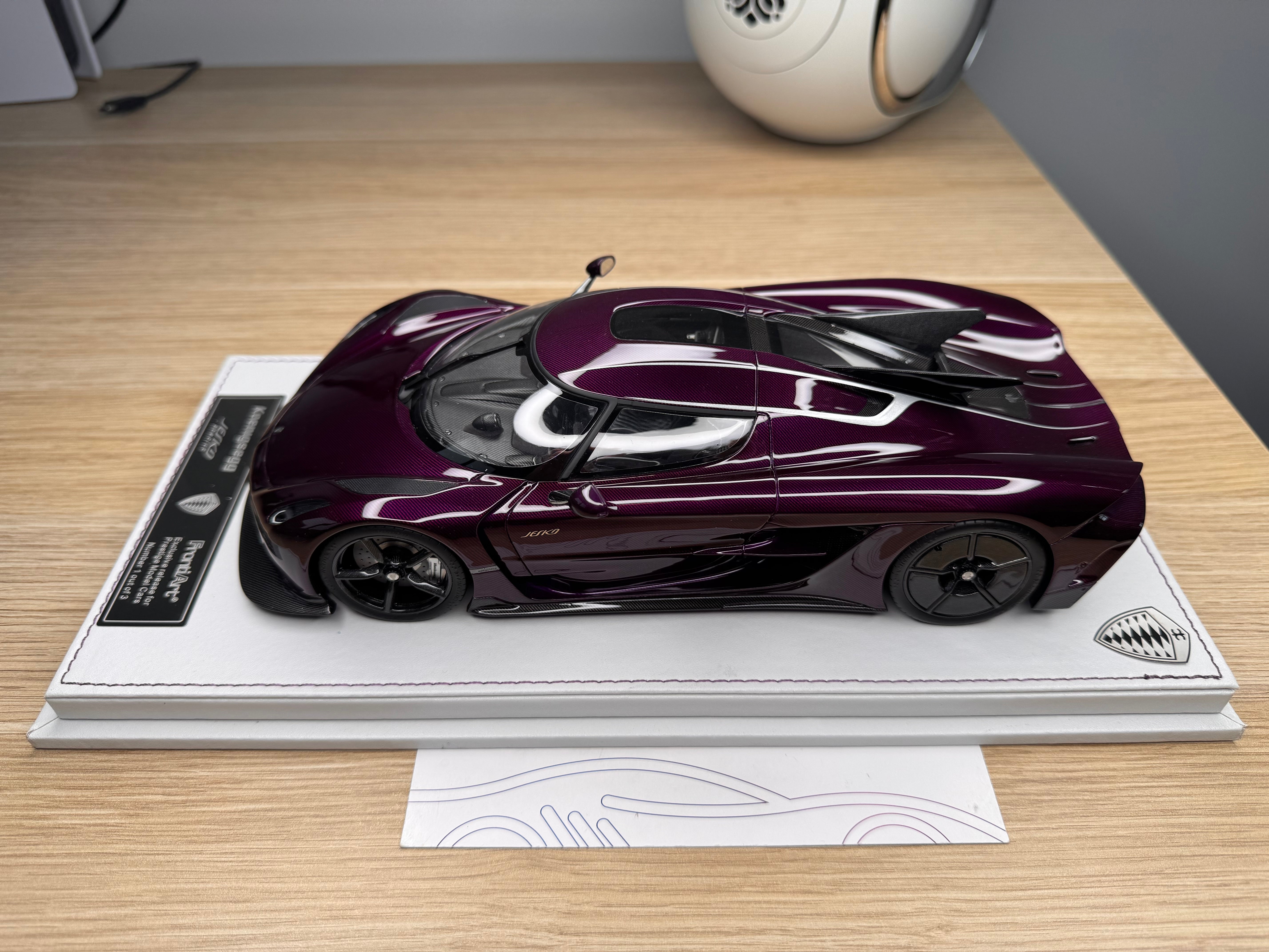 Koenigsegg Jesko Absolut PMC Special Project - Purple Tinted Carbon - 1:18