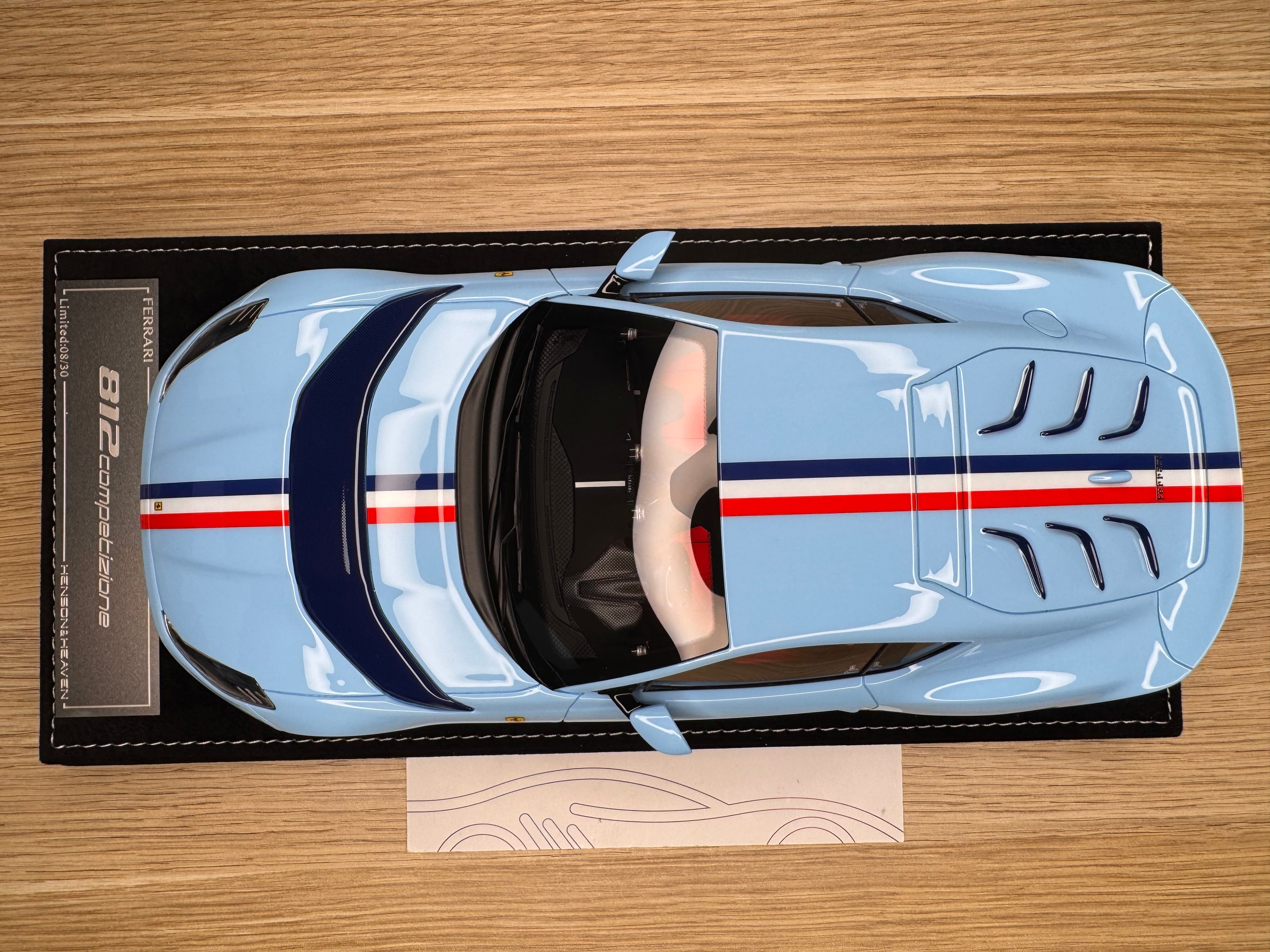Ferrari 812 Competizione - Azzurro La Plata - 1:18