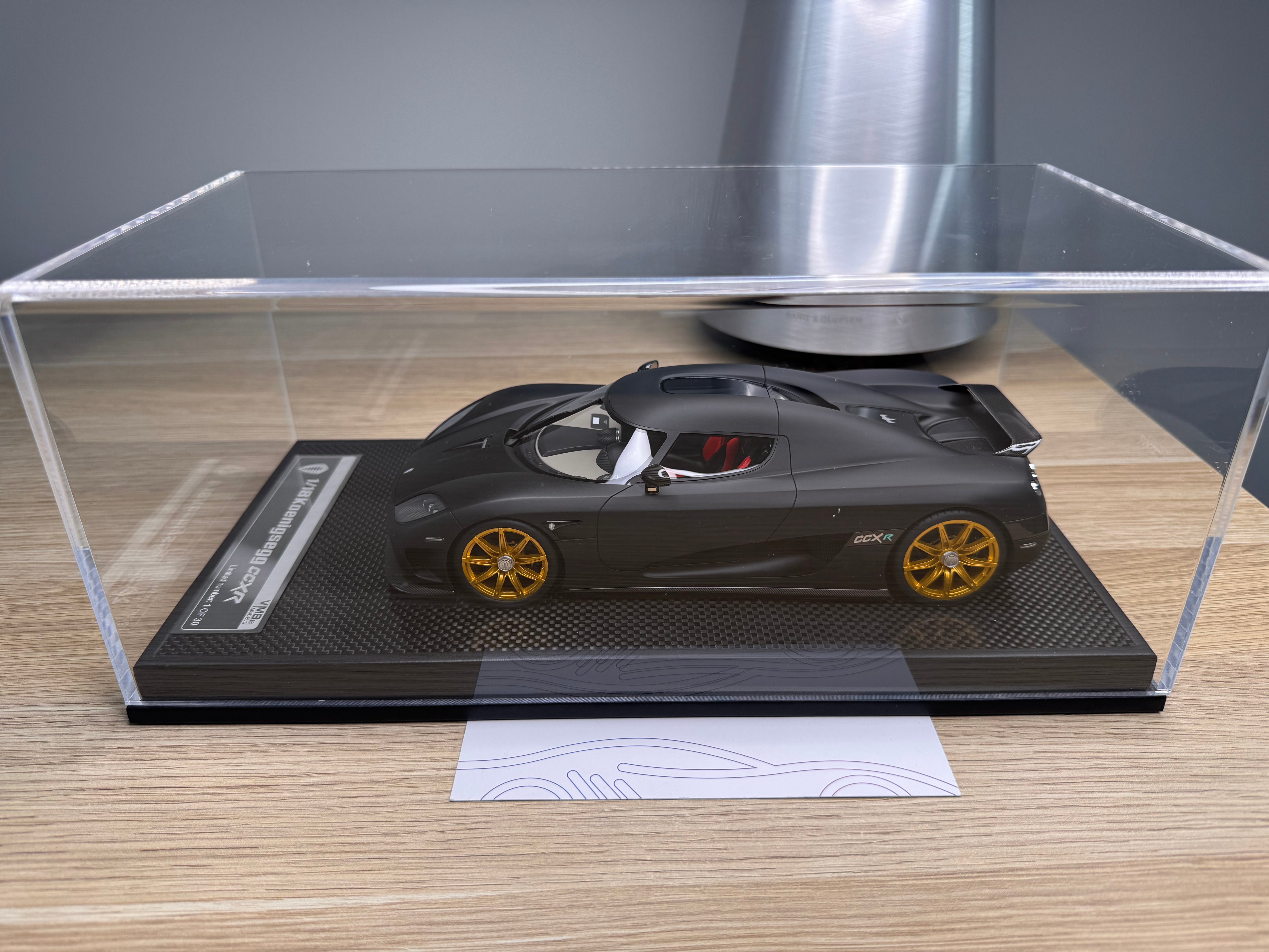 Koenigsegg CCXR - Storm Black (matte) - 1:18